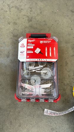 Milwaukee Hole Dozer Bi-Metal General Purpose Hole Saw and Reciprocating Saw Set with PACKOUT Case (20-Piece)