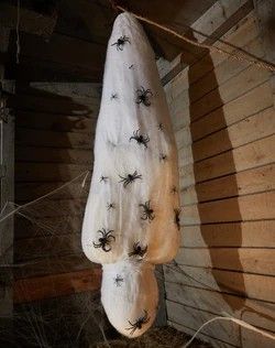 🕷️ Cocooned Corpse Animatronic (Spirit Halloween) - Working Great! 🕸️