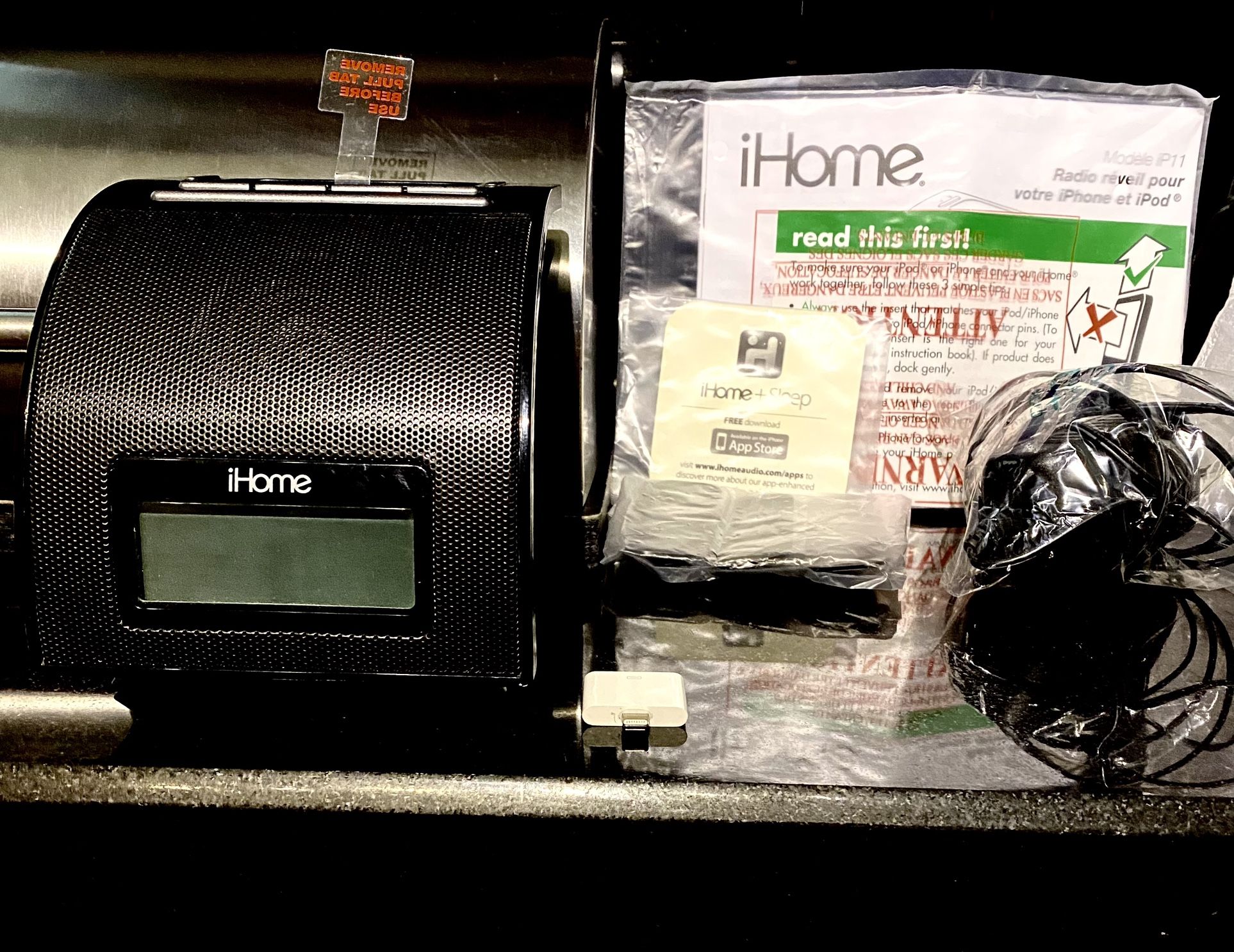 IHOME iP11 Spacesaver Alarm Clock for iPod & iPhone