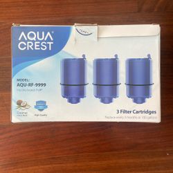 2 Aqua Crest Water Filters 