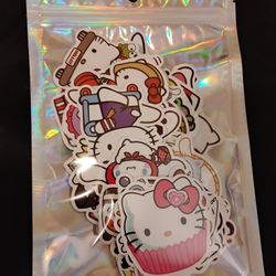 Hello Kitty and Friends Stickers lot of 100 
