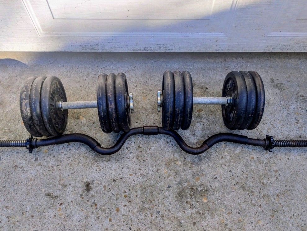 (YES STILL AVAILABLE) Weights, Bars and Collars