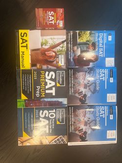 Complete SAT Prep Bundle - Official College Board + Princeton Review + Flashcards - $80