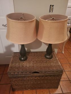 2 Lamps $20 With Trunk $50 OBO