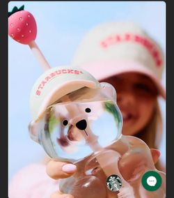 Bear cup pink