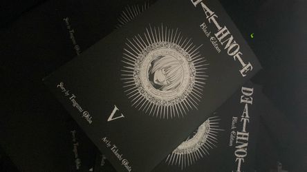 📚 Death Note Manga Partial Black Edition Bundle With Novels.