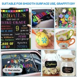 Colorful Liquid Chalk Markers - Eco-Friendly & Erasable Writing Tools