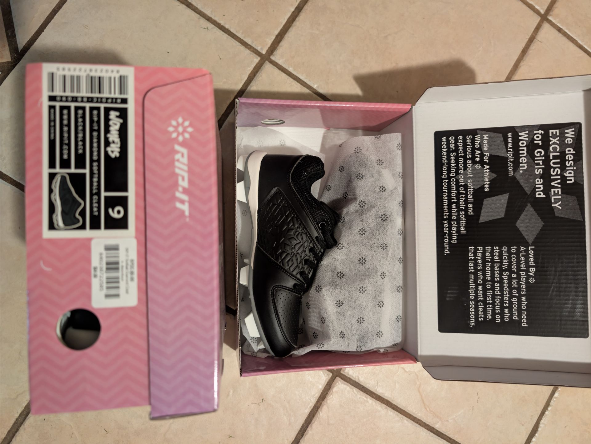 Rip it molded cleats women's size 9