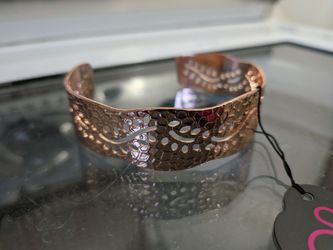 Savanna Oasis Rose Gold Cuff Bracelet