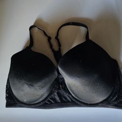 Comfortable Original Design Women’s XL/38D Bra Front Closure Racerback Black NEW