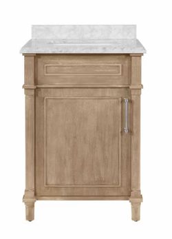 24’ Aberdeen Vanity with Marble Top