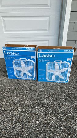 2 Lasko Box Fans