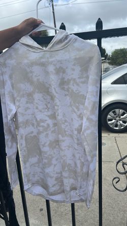 White Waffle Knit Long Sleeve Top