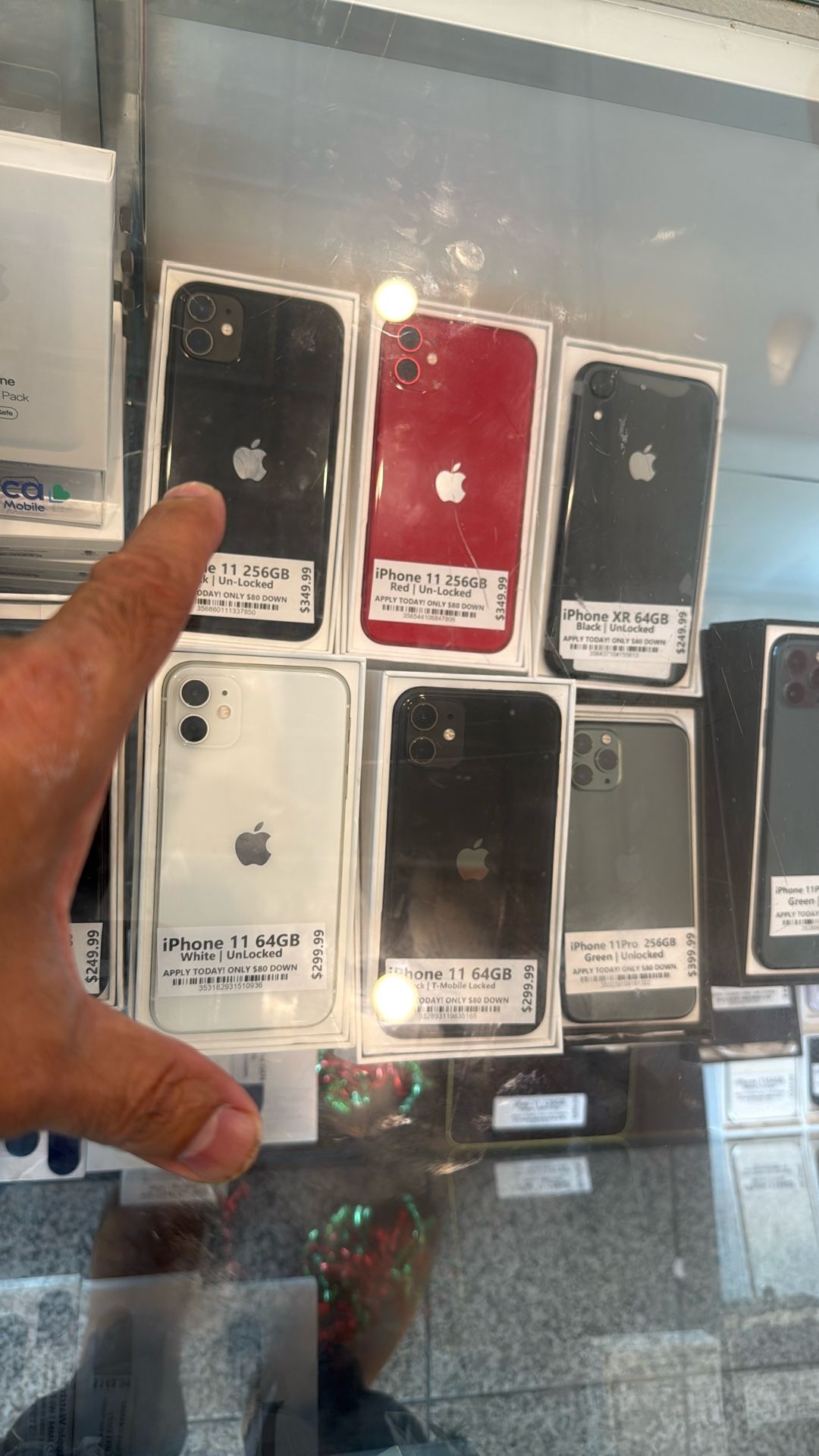Apple iPhone 11 64GB -256GB Blue Unlocked for All Carrier Pro With Tmobile 13 and Gen 12 Mobile ATT Max Verizon Metro 16 spectrum 15