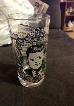 Vintage President Kennedy Glass