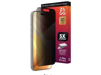 Zagg 17 pro max privacy screen protector