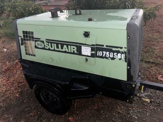 Sullair Towable Portable Air Compressor with Hammers/Hoses included