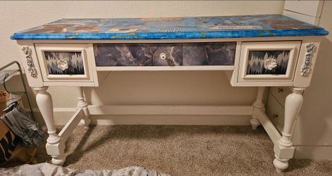 Upcycled Vanity Desk