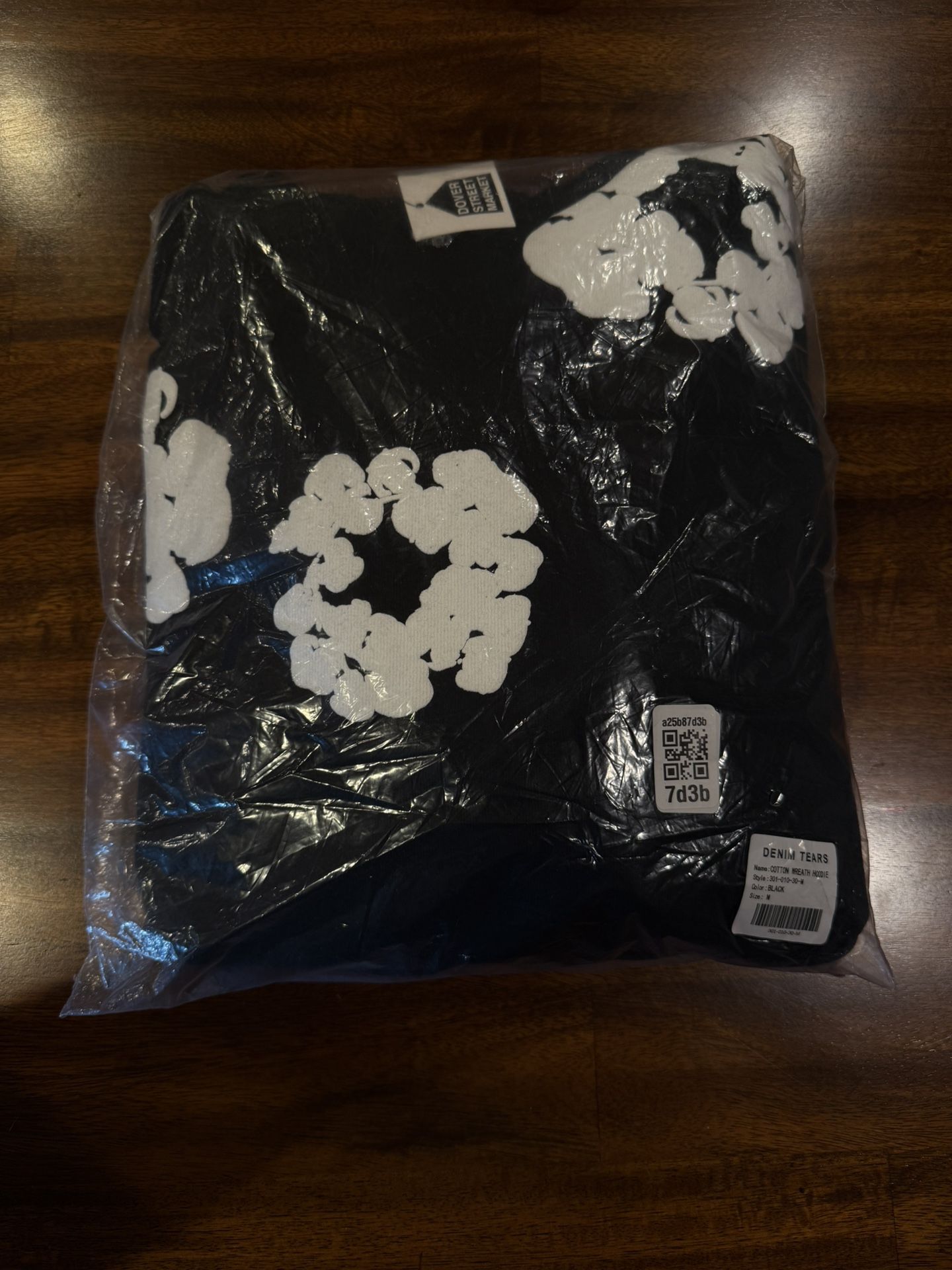 Black Denim Tears Cotton Wreath Hoodie 