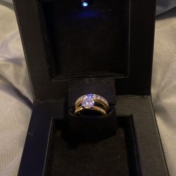 Wedding Ring Two Piece Set 