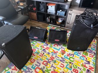 Yorkville Elite EF508 and Kustom KPM10 Speakers