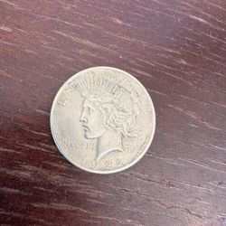 1922 Liberty Peace One Dollar Silver Coin Vintage