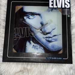 13.75 Elvis Glass Clock