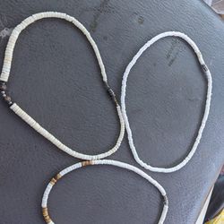 White Puka Shells Necklace