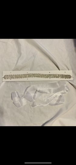 David’s Bridal Jewel Sash Belt Ribbon Wedding Bride Accessory / SMALL / Women’s
