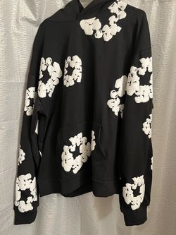 Black and White Denim Tears Hoodie