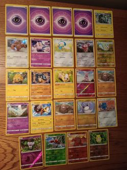 Pokemon cards $1.50 each