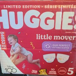 Brand New Huggies Diapers Size 5