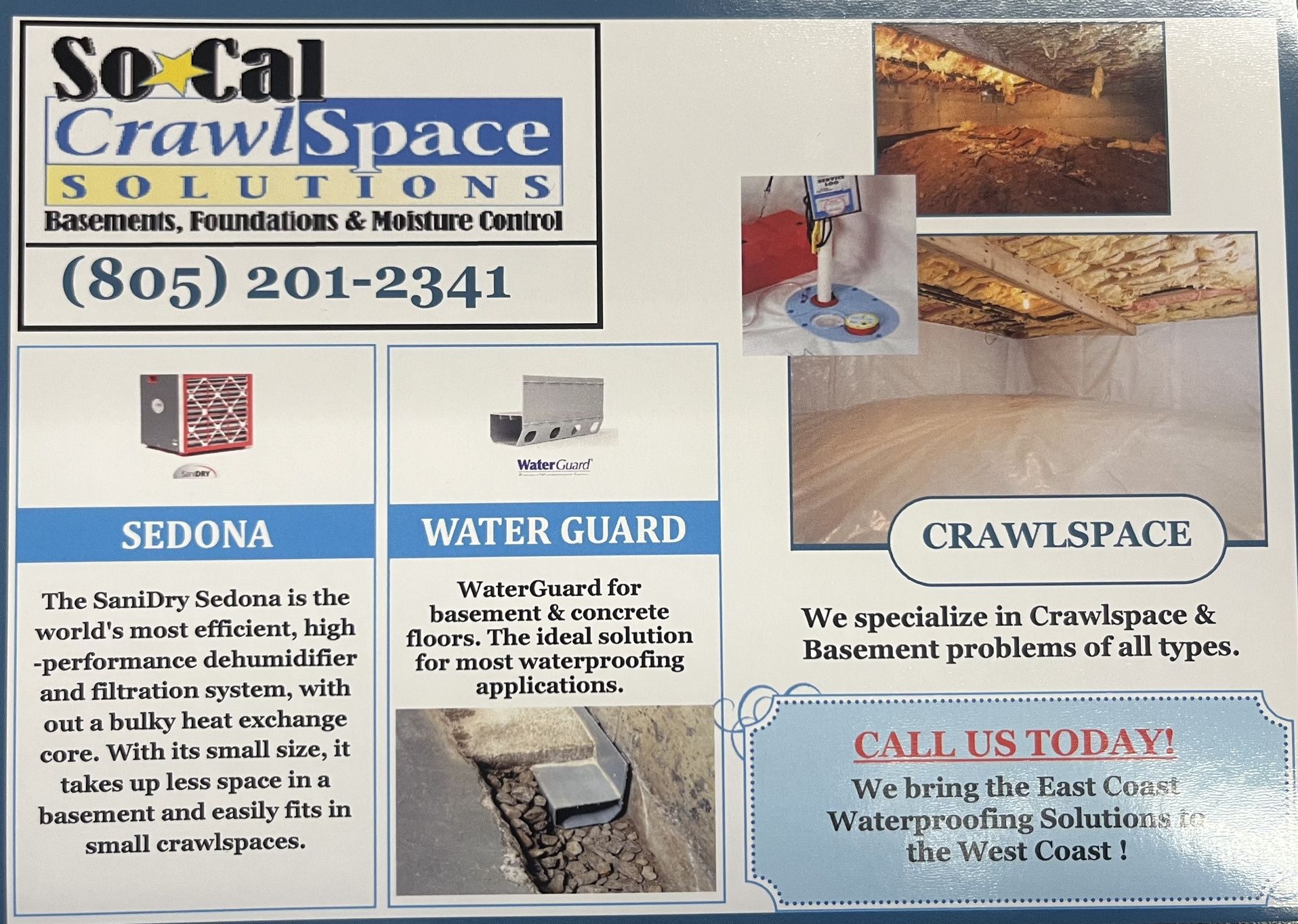 Crawlspace, Basement, Foundation & Moisture Control