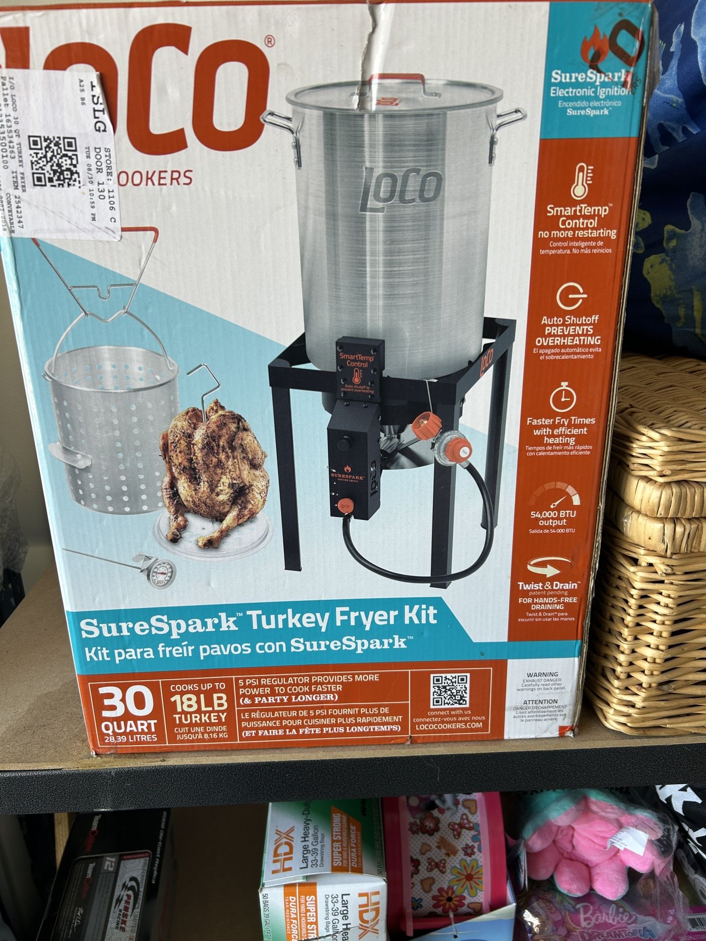 Loco turkey fryer Kit new In Box