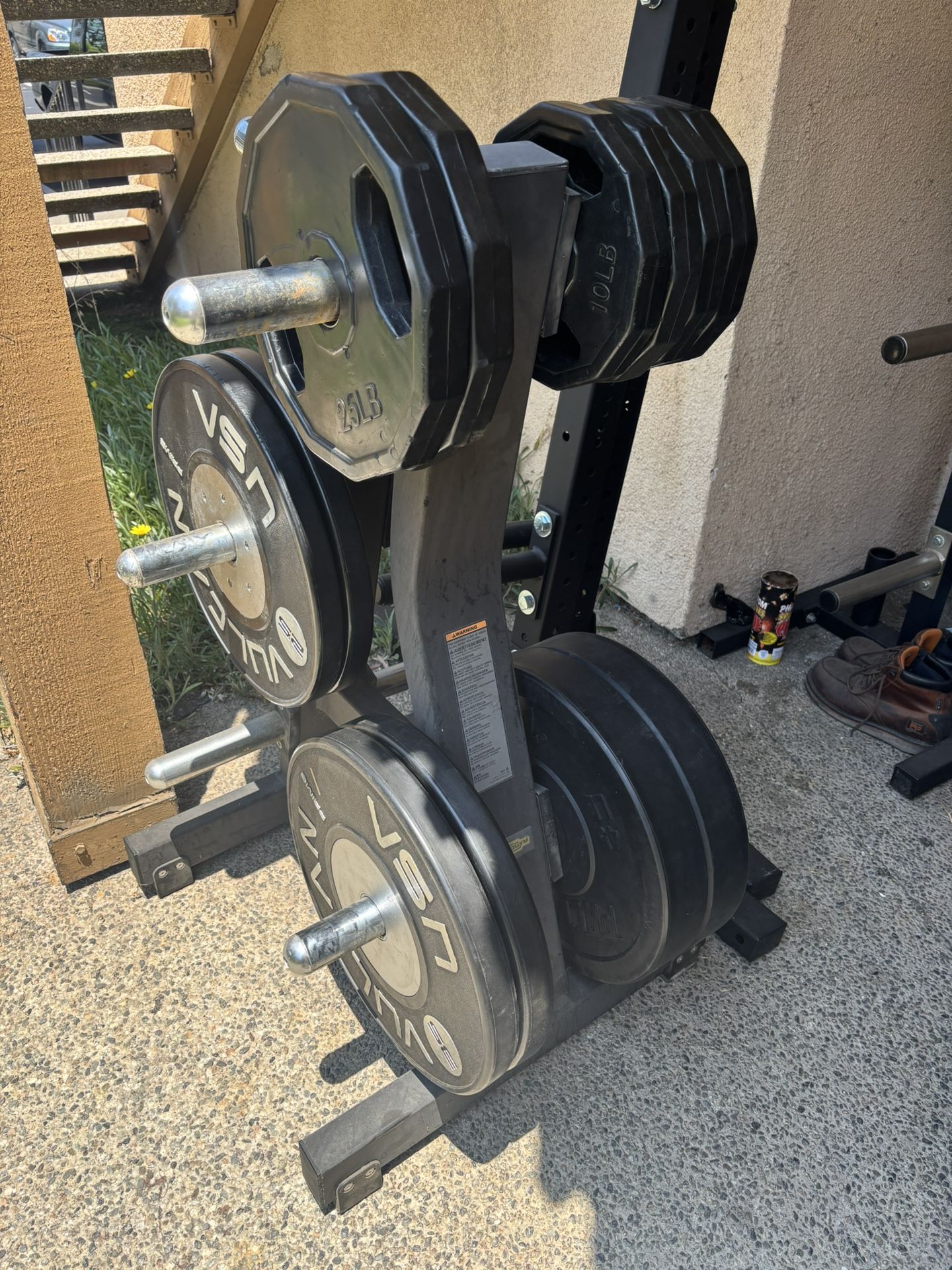 Commercial Grade 2” Weights Storage Tree HOLDS LOTS OF WEIGHT ( Weights Are Not Included )