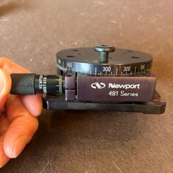 Newport 481 Series Precision Manual Rotation Stage with Micrometer Drive