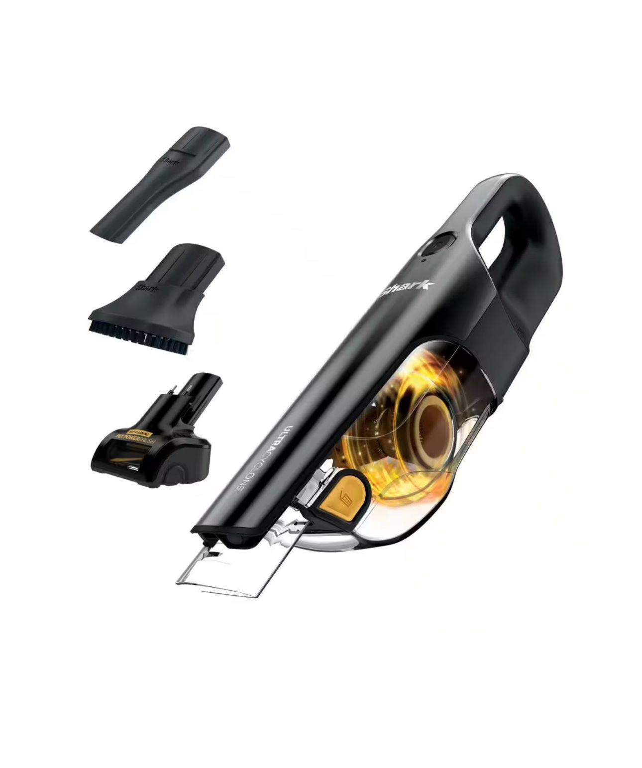 Shark UltraCyclone Pet Pro+ Cordless Handheld Vacuum for Carpet, Hardwood/ Laminate, Multisurface & Upholstery, Self-Cleaning