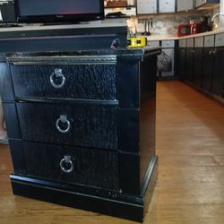 Black dresser