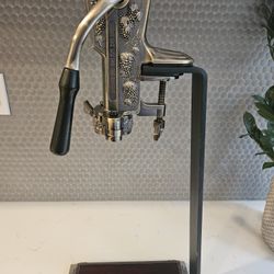 Vintners Reserve 23" Bartop Wine Bottle Opener w/ Cork Screw & Table Top Stand