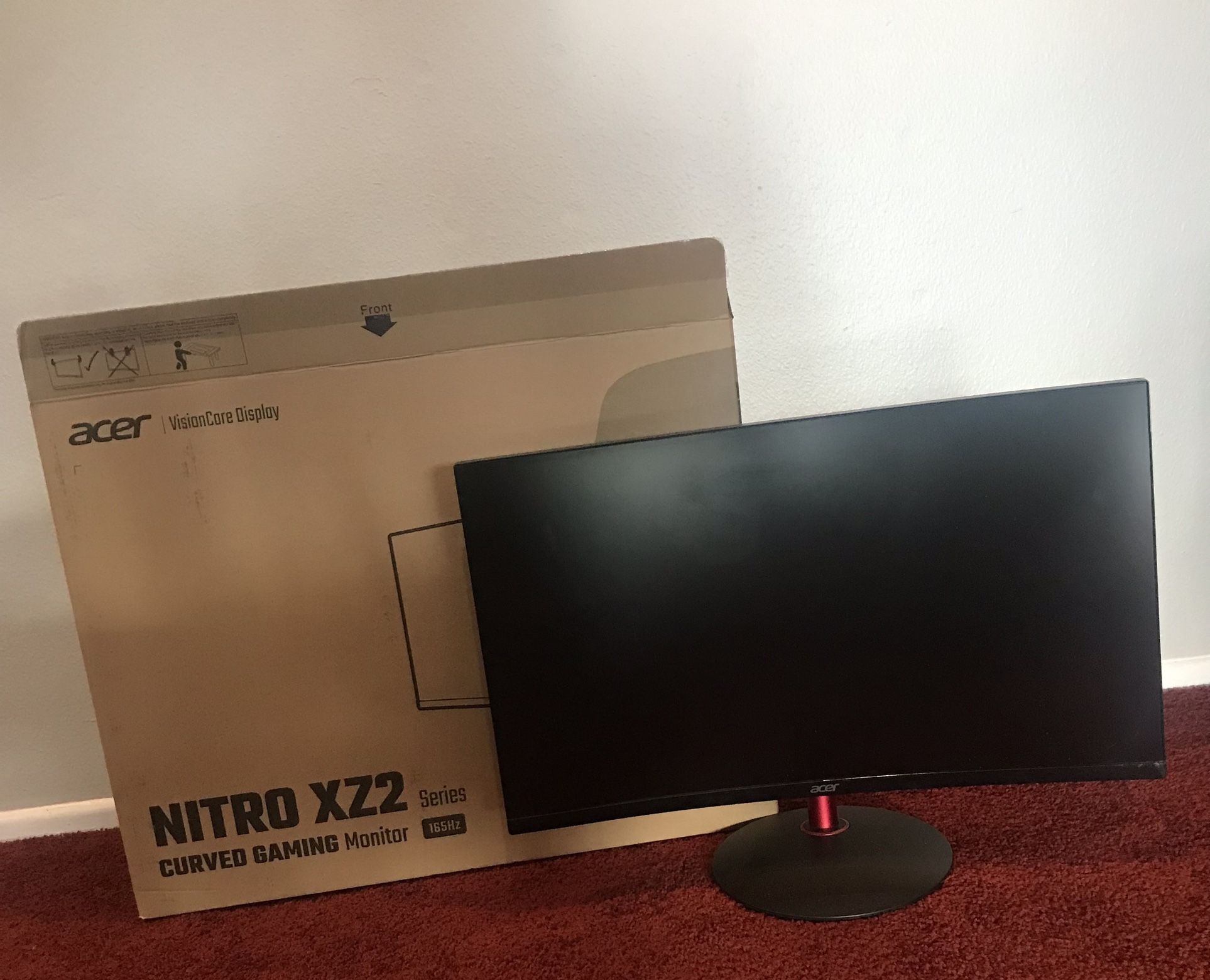 Acer Nitro XZ272U 27” 1500r Curved WQHD (2560 x 1440) Gaming Monitor |AMD Free Sync |165 Hz| 4 ms