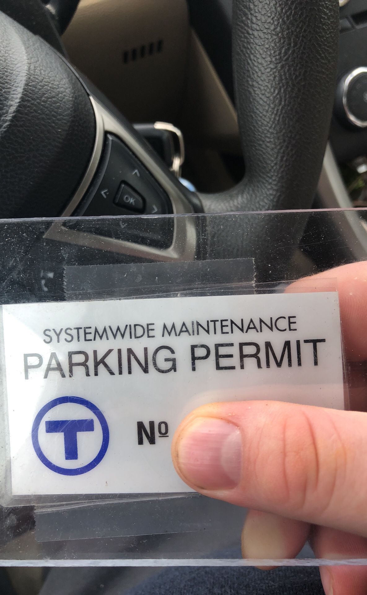 T parking permit