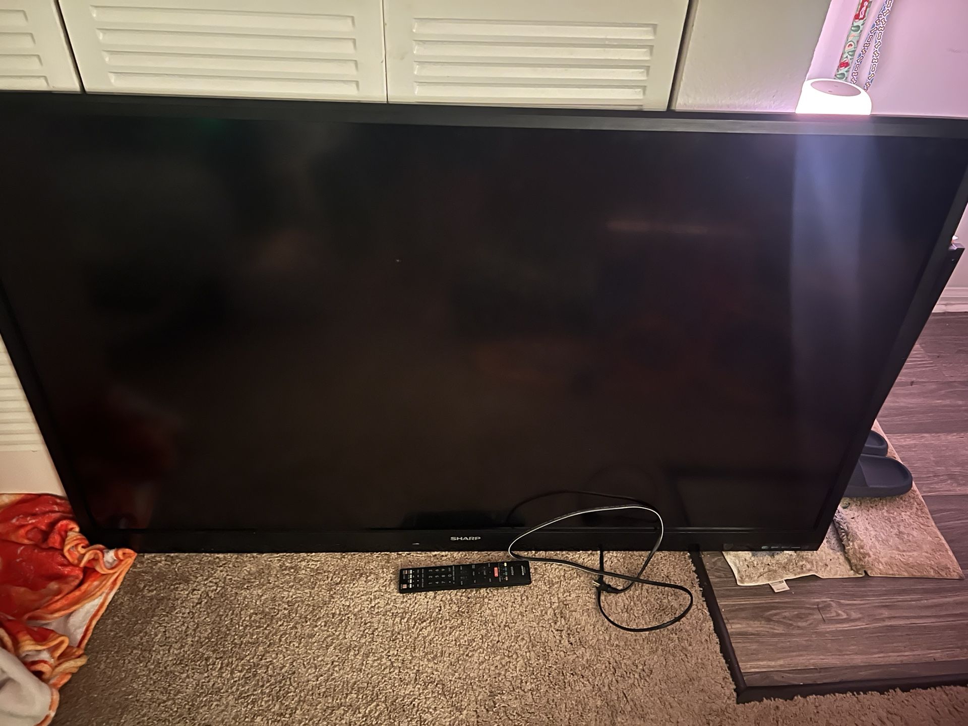 55in X 33in Sharp brand smart TV