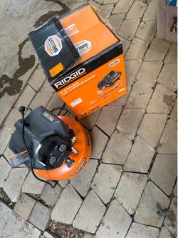 Shop RIDGID 6 Gal. 150 PSI Portable Electric Oil-Free Jobsite Pancake Air Compressor with Dual Pressure Gauges and 2-Quick Couplers
