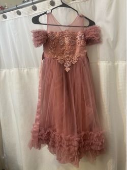 Pink girl dress size 7
