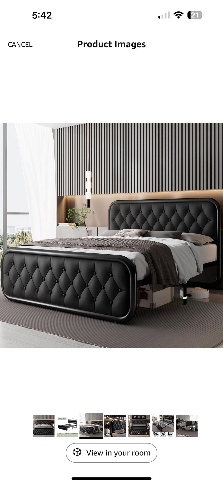 Queen Bed Frame Only The Frame!