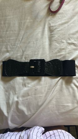 Thick Black Belt