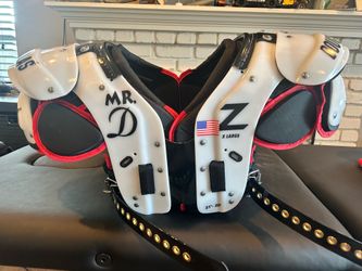 *NEW* Douglas Mr. DZ Shoulder Pads XL 21”-22” with Backplate