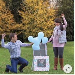 Gender reveal box