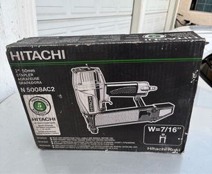 Hitachi N5008AC2 2" (50 mm) 7/16" Standard Crown Construction Stapler