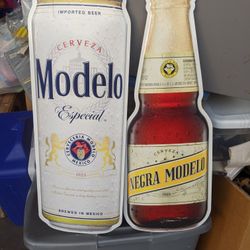 Modelo Especial Negra Modelo Bar Tin Metal Signs